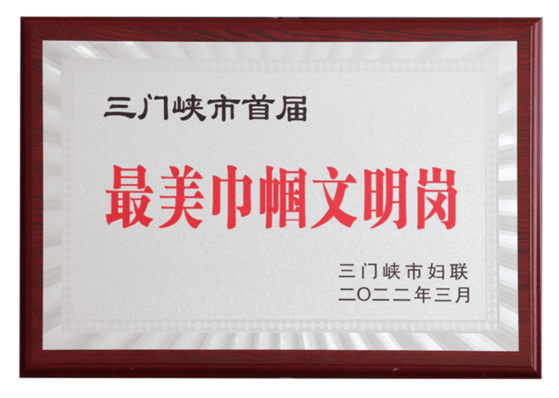 三门峡市首届最美巾帼文明岗