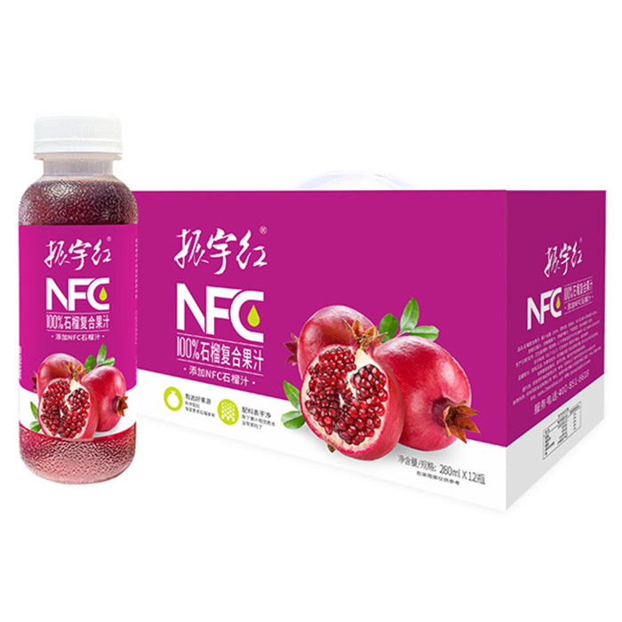振宇红NFC100%石榴复合果汁